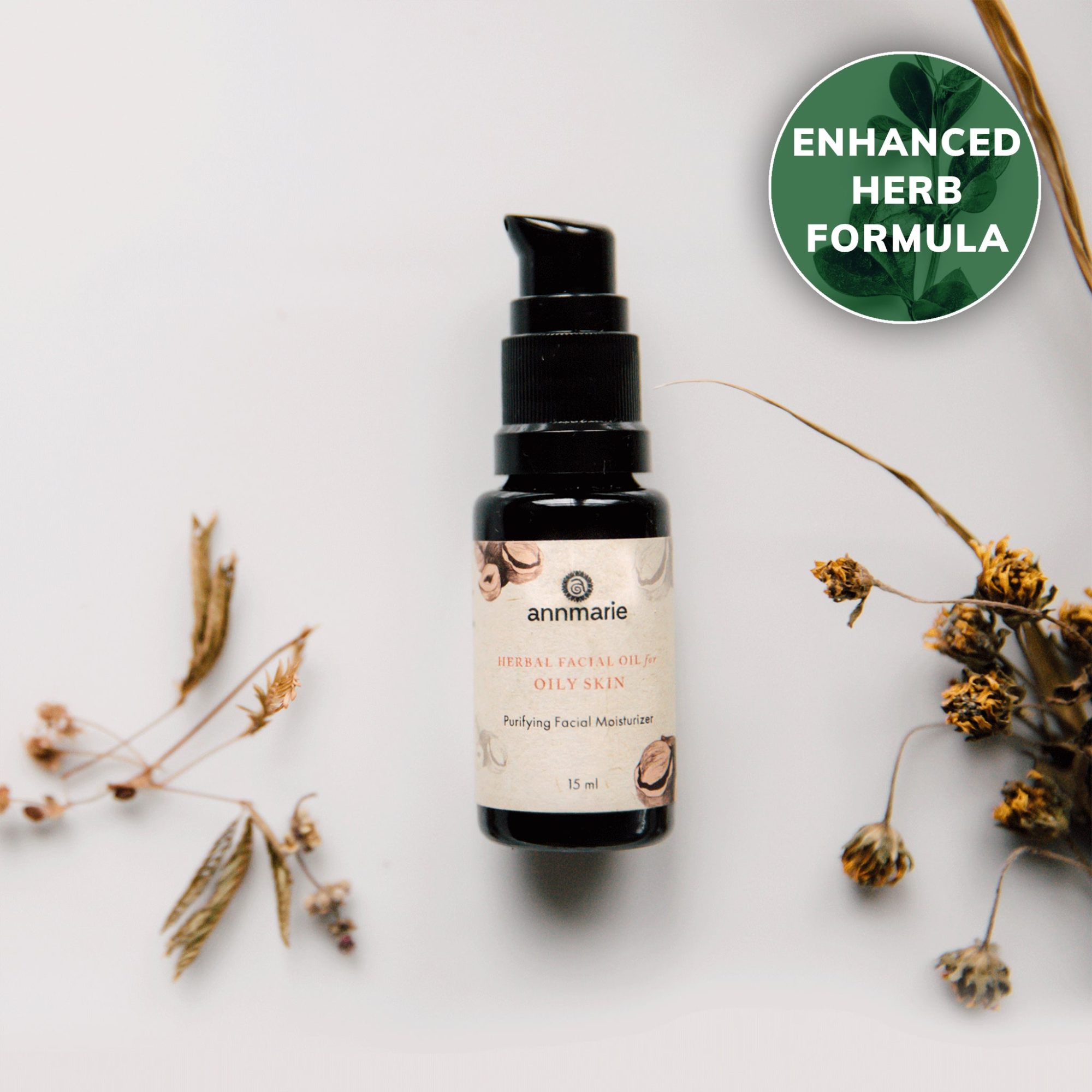 Herbal Facial Oil for Oily Skin (15ml) - Skin Assessment